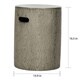 Safavieh Trunk Concrete Indoor/ Outdoor Accent Table (Dark Grey) - 14.9" x 14.9" x 16.5" - Thumbnail 4