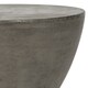 Safavieh Athena Concrete Indoor/Outdoor Accent Table (Dark Grey) - 14.9" x 14.9" x 17.7" - Thumbnail 3