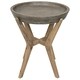 Safavieh Celeste Indoor/ Outdoor End Table (Dark Grey) - 18.1" x 18.1" x 21.2" - Thumbnail 3