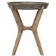 Safavieh Celeste Indoor/ Outdoor End Table (Dark Grey) - 18.1" x 18.1" x 21.2" - Thumbnail 2