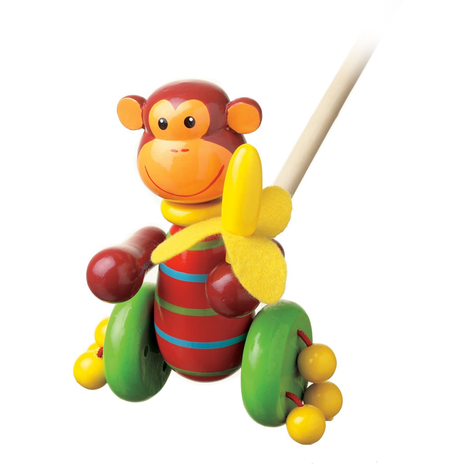 wooden push along toys for toddlers