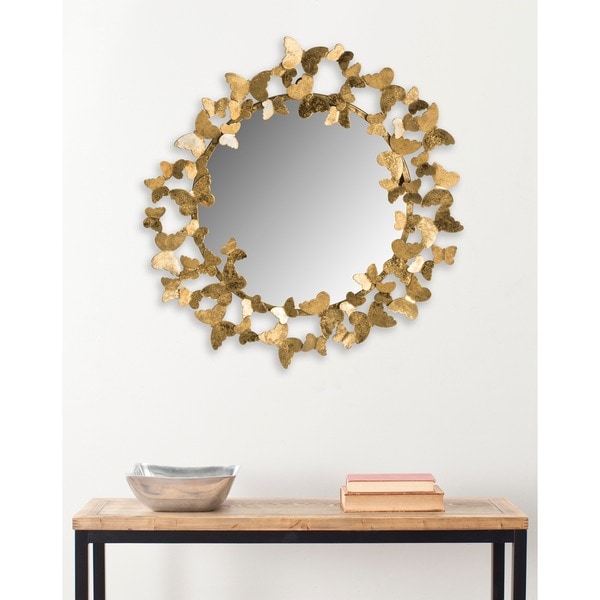 3D Rose Gold Butterflies Peel and Stick Mirrors - On Sale - Bed Bath &  Beyond - 37971888