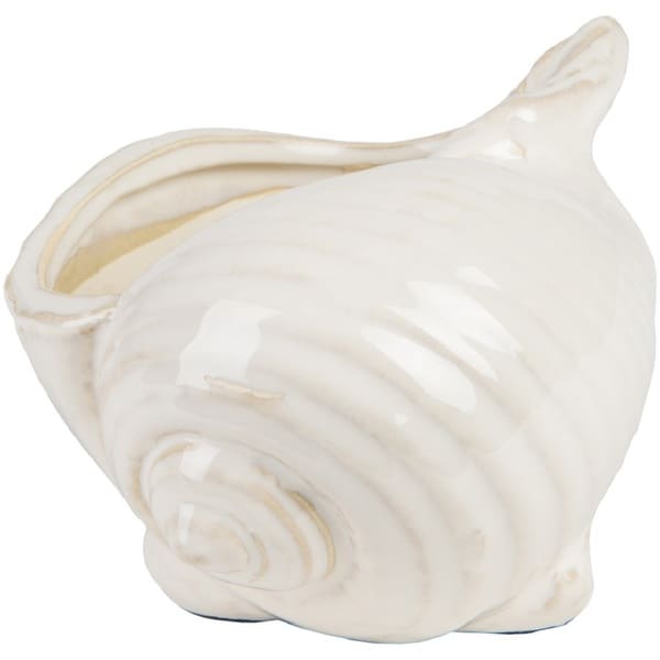 Shop Briana Ceramic Small Size Decorative Accent Conch Shell ...