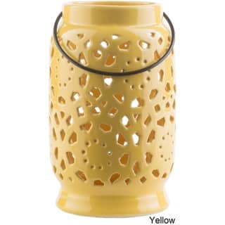 Yellow Ceramic Decorative Accessories Find Great Home Decor Deals Pamela Ceramic Medium Size Decorative Lantern