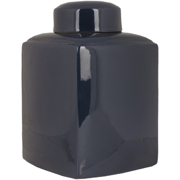 Juliet Ceramic Medium Size Decorative Accent Jar - 16"h x 9.5"w x 9.5"l