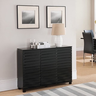 Shop K&B Black Console Table - Free Shipping On Orders Over $45 ...