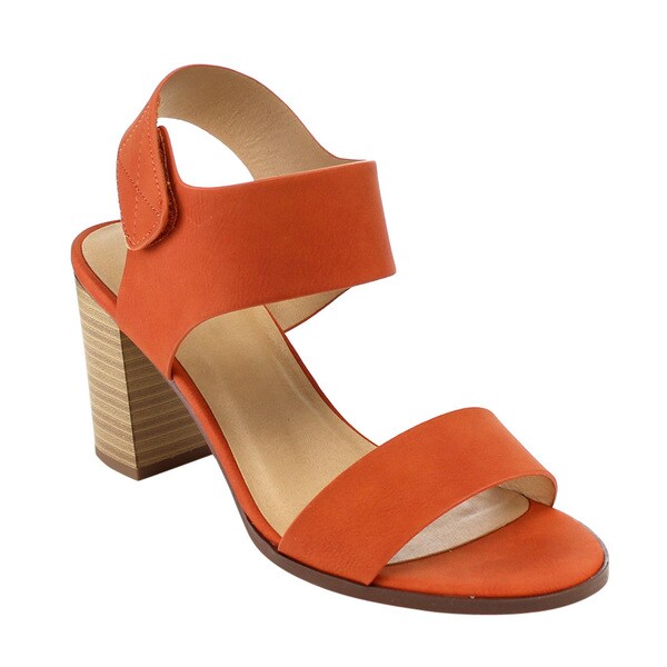 Beston Stacked Chunky Heel Sandals Free Shipping On Orders Over 45