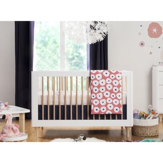 Babyletto In Bloom 5-piece Set Sheet Includes Skirt, Play Blanket, Pad Cover & Wall Decal