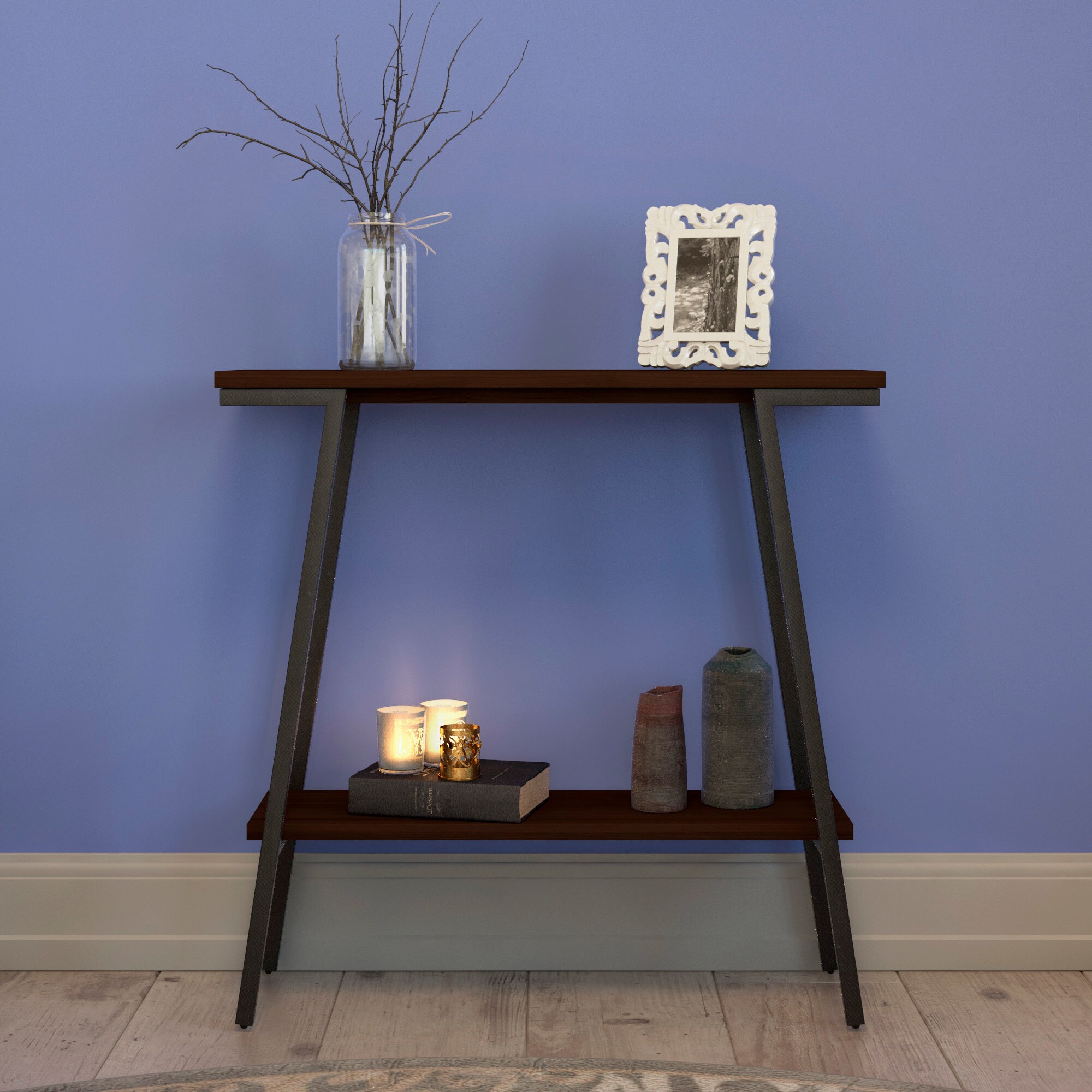 Contemporary Hall Table park slope garfield contemporary hall table with lower storage Contemporary Hall Table park slope garfield contemporary hall table with lower storage