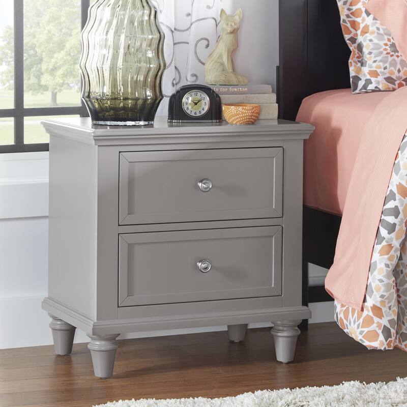 Preston 2-drawer Side Table Nightstand by iNSPIRE Q Junior