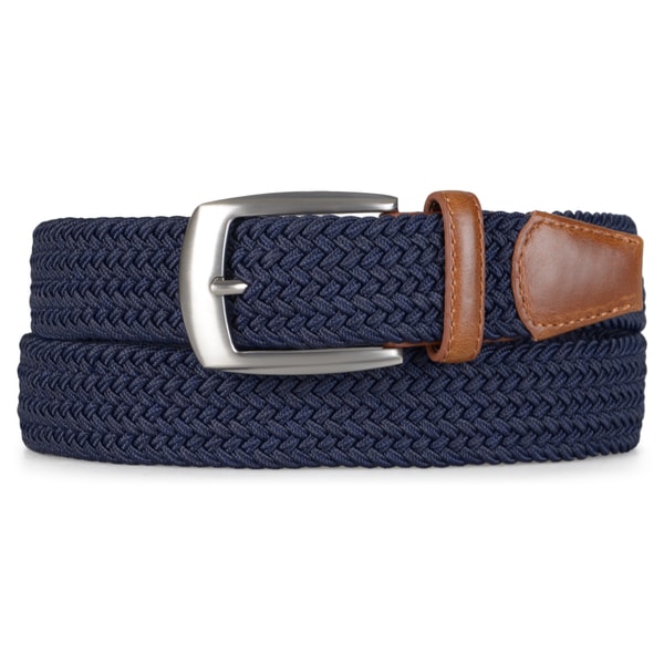 Shop Vance Co. Men's Stretch Woven Belt - Free Shipping On Orders Over ...