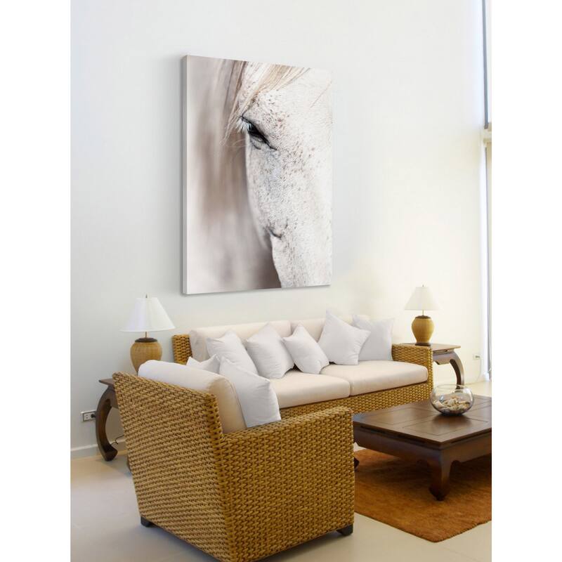 Marmont Hill 'Horse Eye' Print on Canvas - Multi-Color