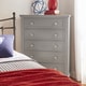 preview thumbnail 3 of 15, Preston Tall 5-drawer Chest by iNSPIRE Q Junior Grey