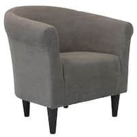 Porch & Den Walker Round-back Upholstered Accent Chair