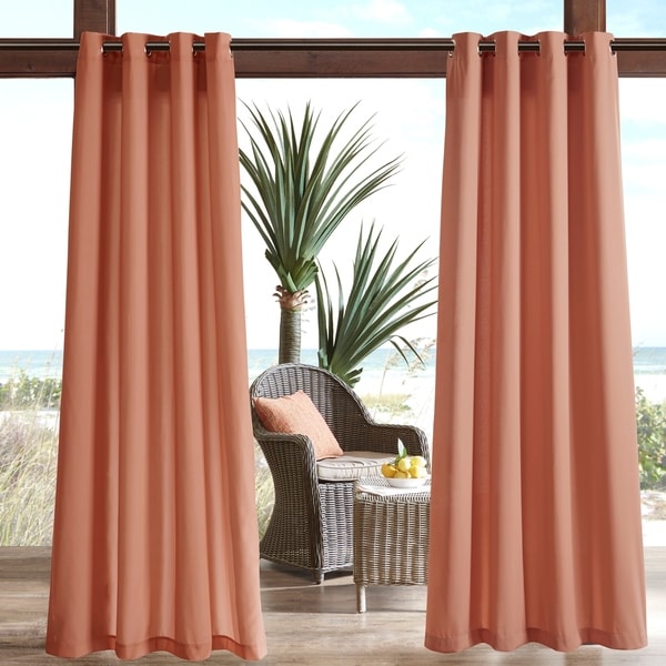 Madison Park Mission Solid 3M Scotchgard Outdoor Curtain Panel (As Is Item). Opens flyout.