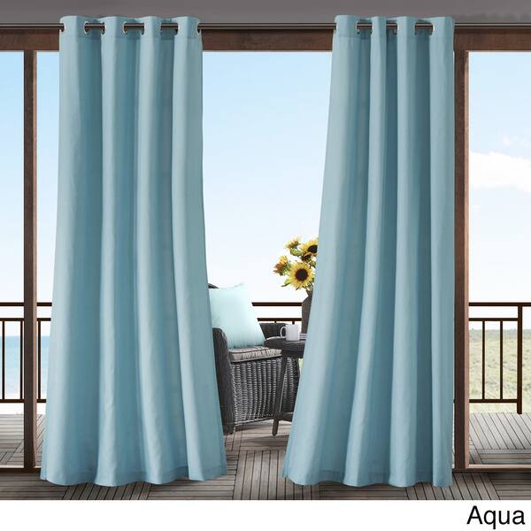 Shop Madison Park Mission Solid 3m Scotchgard Outdoor Curtain