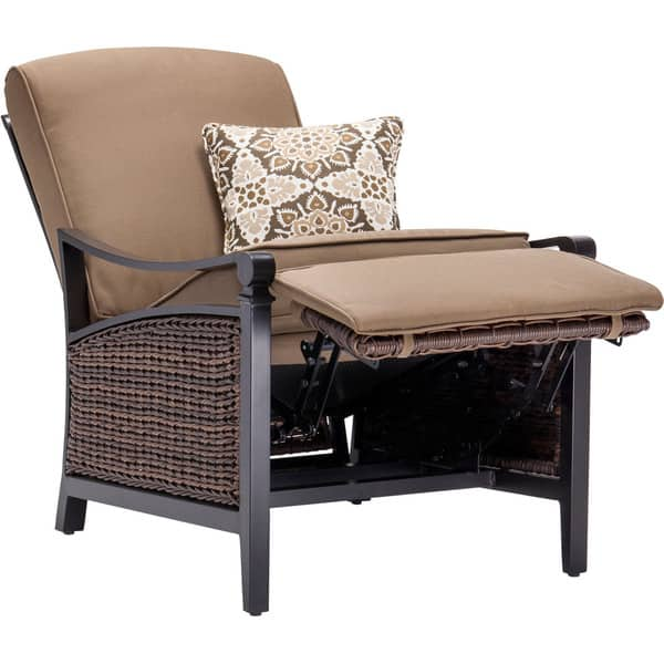 Shop La Z Boy Outdoor Carson Tan Luxury Outdoor Recliner Free