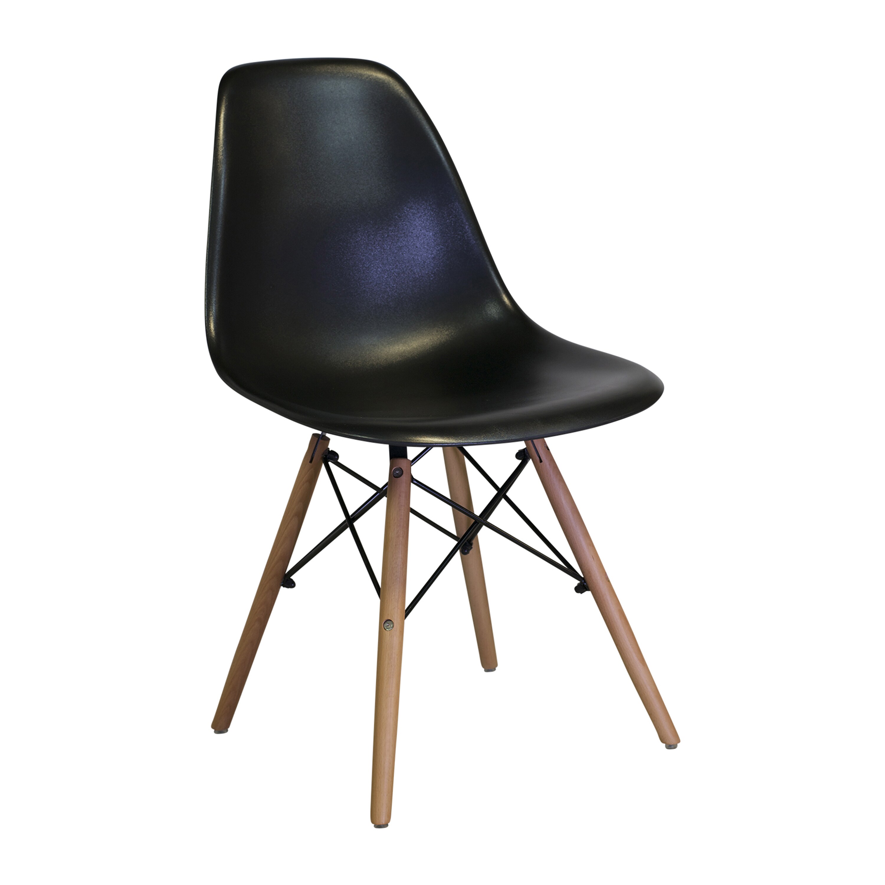 Shop Handmade Mid Century Modern Black Dining Chair (India) Free Shipping Today Overstock
