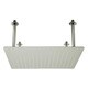 preview thumbnail 1 of 4, ALFI brand Square Brushed Solid Stainless Steel 20-inch Rain Shower Head