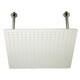 preview thumbnail 3 of 4, ALFI brand Square Brushed Solid Stainless Steel 20-inch Rain Shower Head
