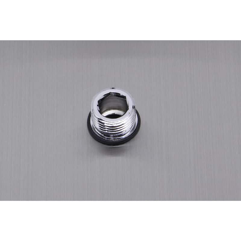 ALFI brand Brushed Solid Stainless Steel 20-inch Round Ultra Thin Rain Shower Head