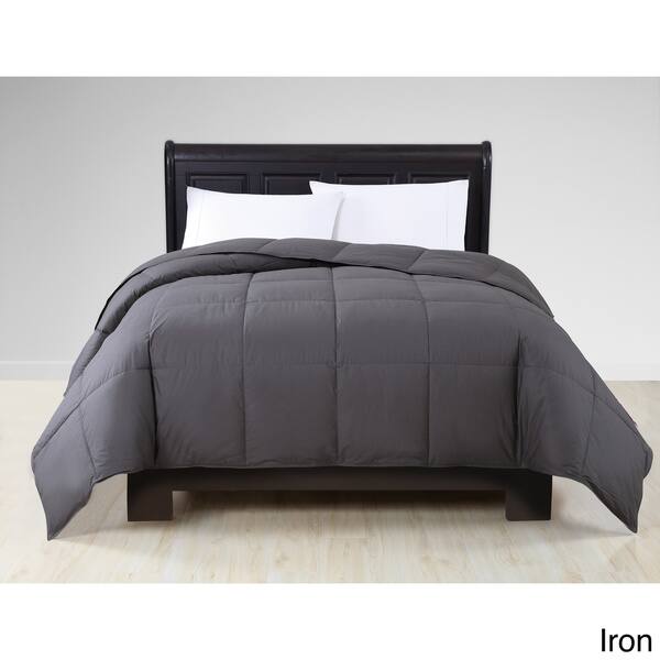 Shop Vcny Solid Color Cotton Down Comforter Overstock 11777771