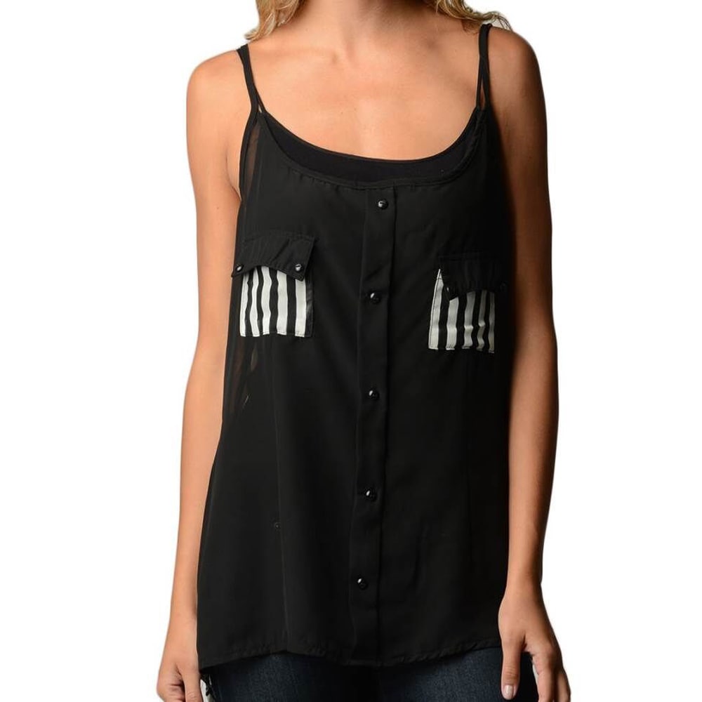 women's chiffon tank tops