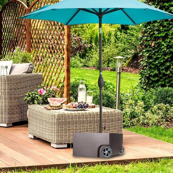 Shop Abba Patio Stainless Steel Sand Filled Square Umbrella Base