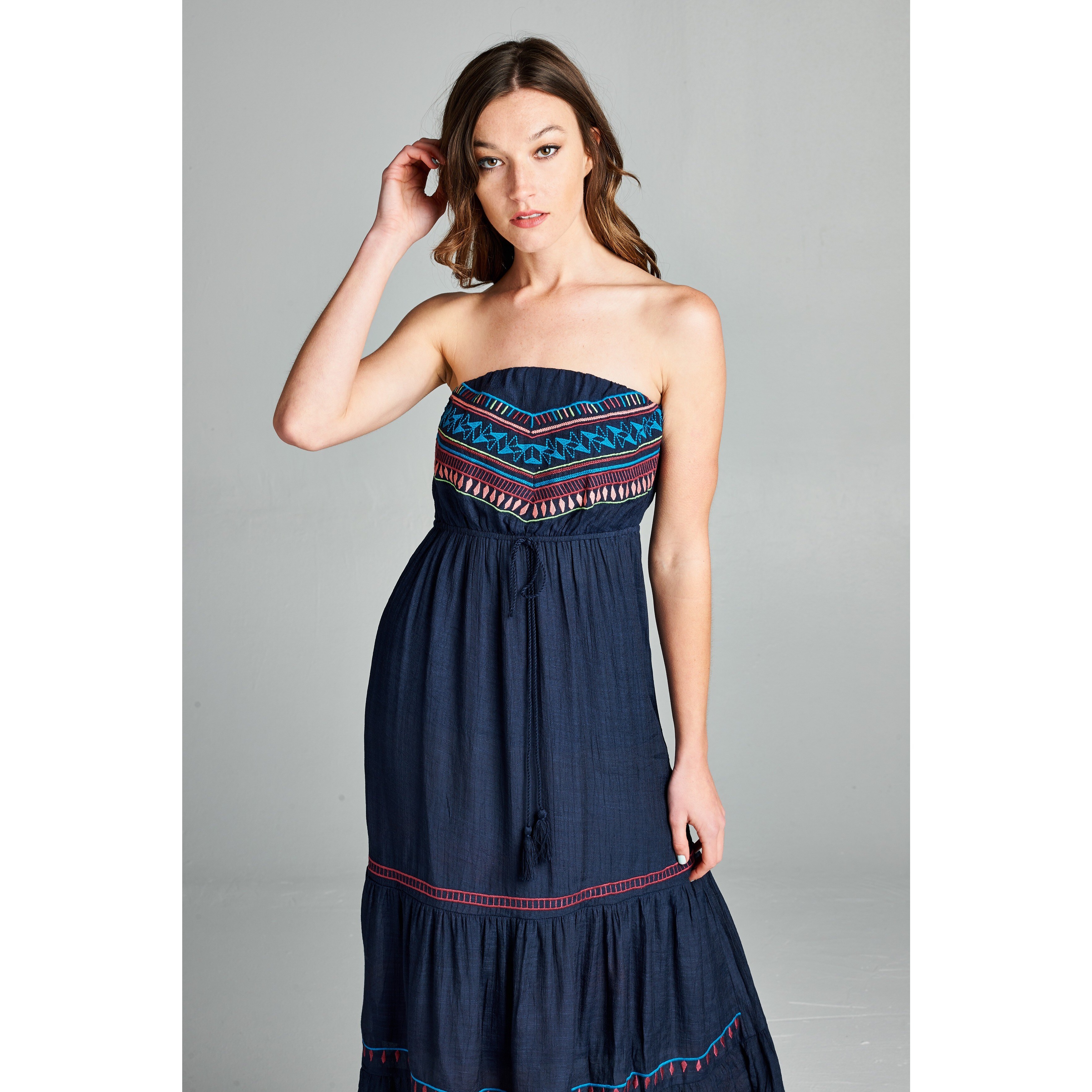orange creek embroidered dress
