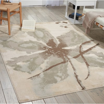 Nourison Euphoria Abstract Floral Area Rug