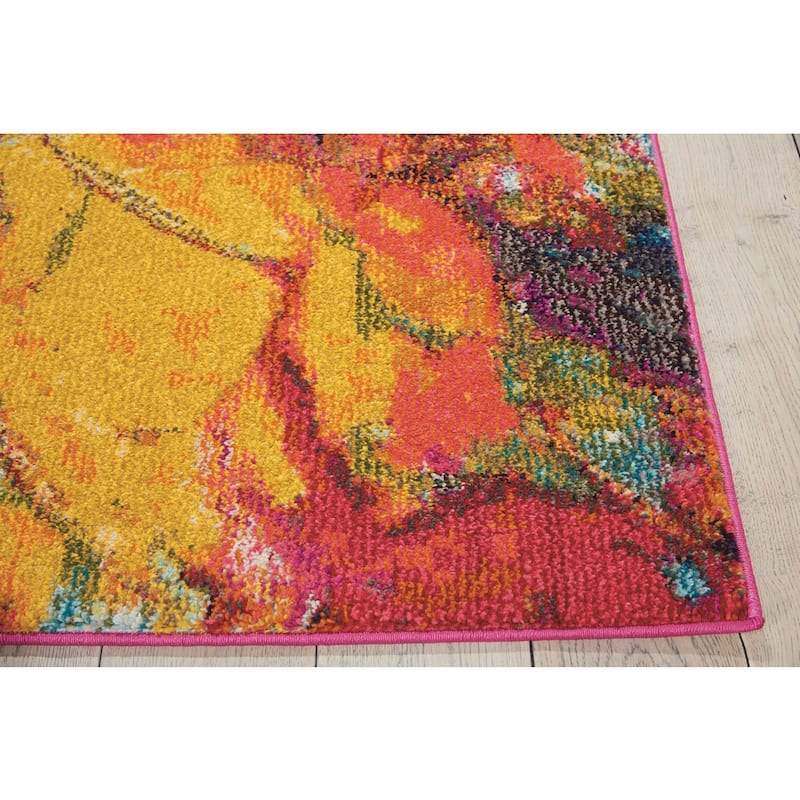 Nourison Celestial Abstract Colorful Area Rug