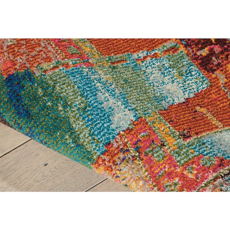 Nourison Celestial Abstract Colorful Area Rug