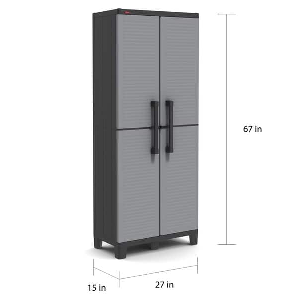 Shop Space Winner Plastic Utility Storage Cabinet With Adjustable