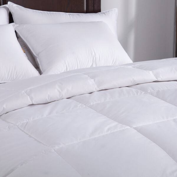 Shop Puredown Light Warmth 550 Fill Power White Down Comforter