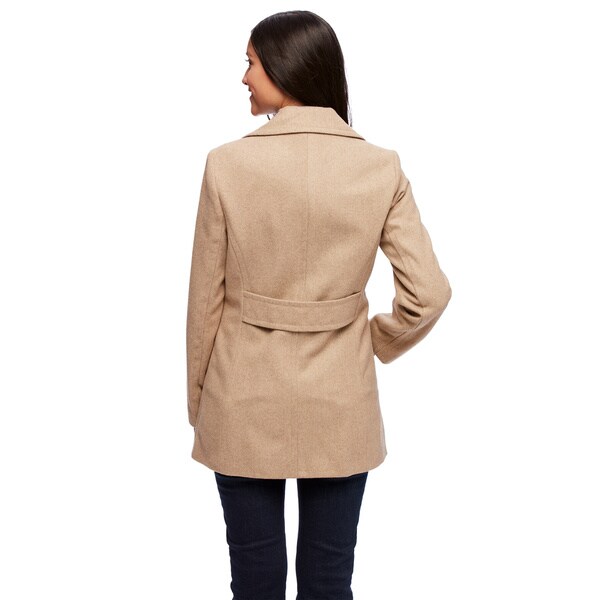 tommy hilfiger belle funnel wool coat