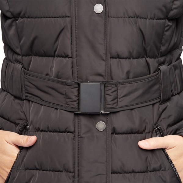 tommy hilfiger jacket with faux fur trim hood