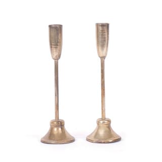 Short Champaign Candlesticks