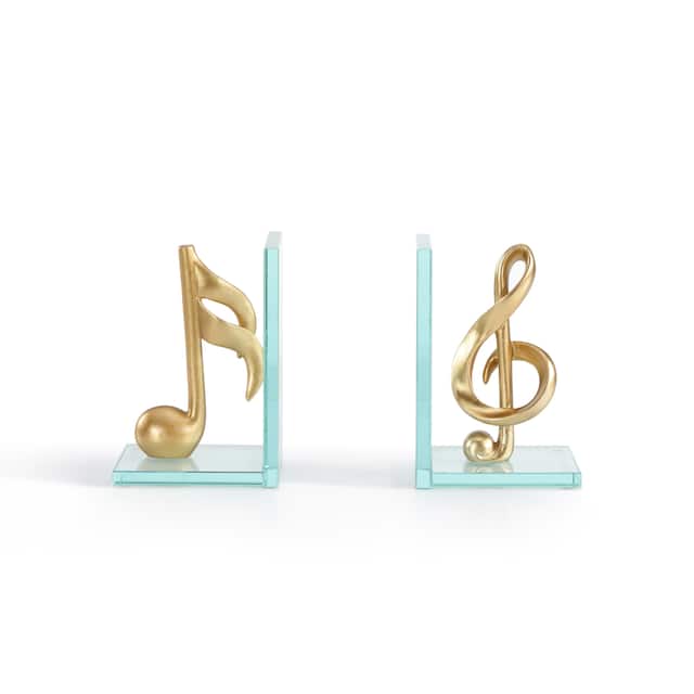 Danya B. Gold Musical Glass Bookends
