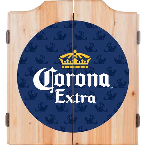 Corona Dart Board Set with Cabinet - Griffin