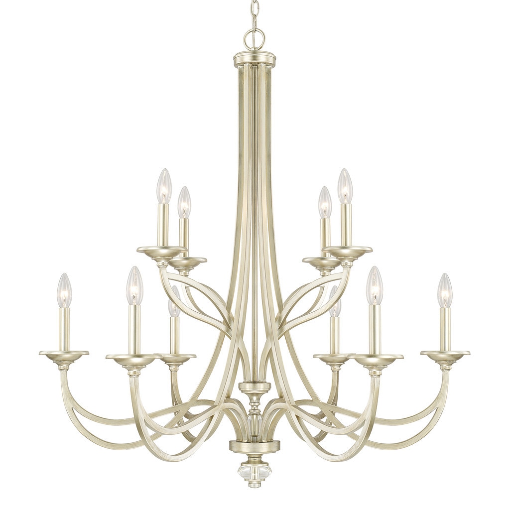 Windsor 10-light Soft Gold Chandelier - Chandeliers For Bedrooms by Overstock.com