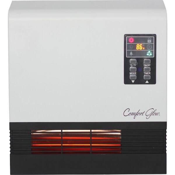slide 2 of 3, Comfort Glow 5200BTU Quartz Wall Heater - White