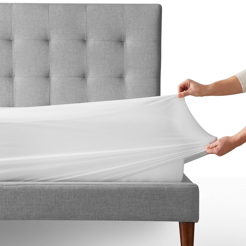 Rayon from Bamboo Jersey Waterproof Fitted Mattress Protector by Lucid Comfort Collection