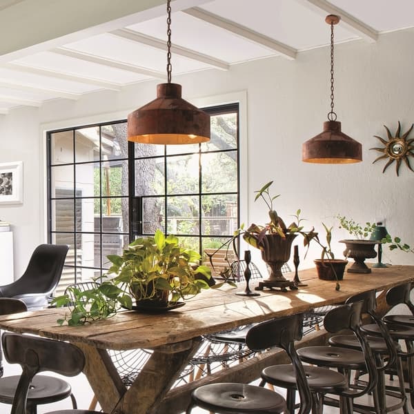Rise Shine 18 Inch Rust Patina Pendant 11801788 Rise Shine 18 Inch Rust Patina