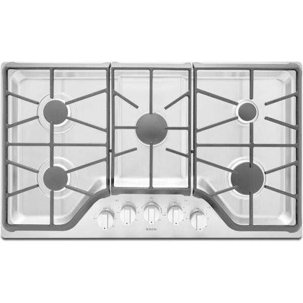 Shop Maytag Heritage Series Stainless Steel 36 Inch Gas Cooktop