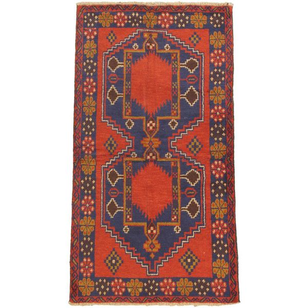 Shop eCarpetGallery Handknotted Kazak Red Wool Rug (3'5 x 6'4) Free