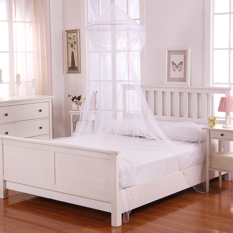 Raisinette Kids Collapsible Hoop Sheer Bed Canopy