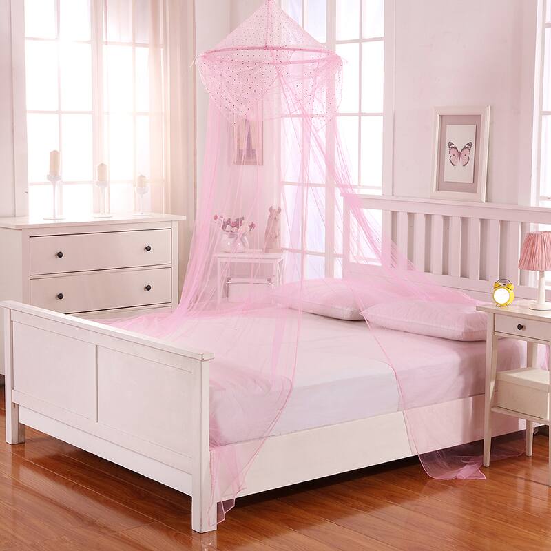 Raisinette Kids Collapsible Hoop Sheer Bed Canopy