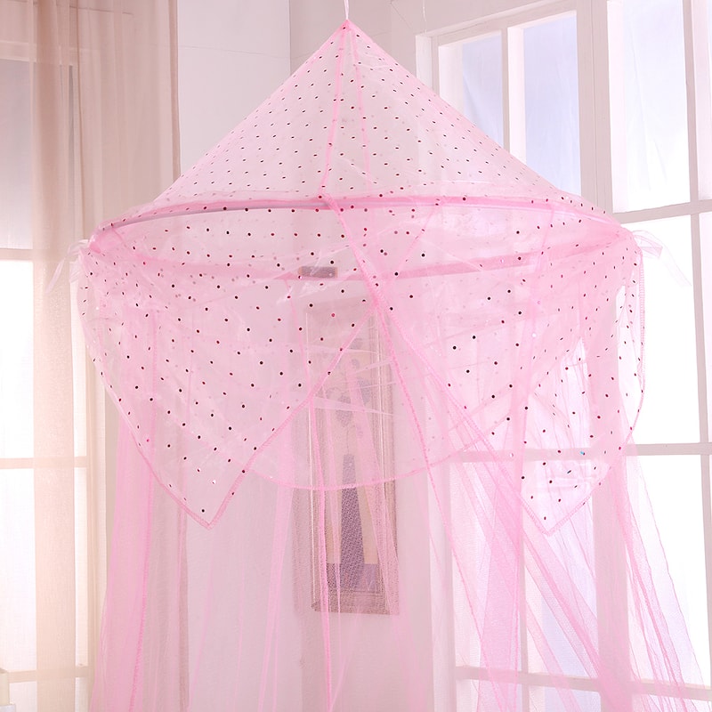 Raisinette Kids Collapsible Hoop Sheer Bed Canopy