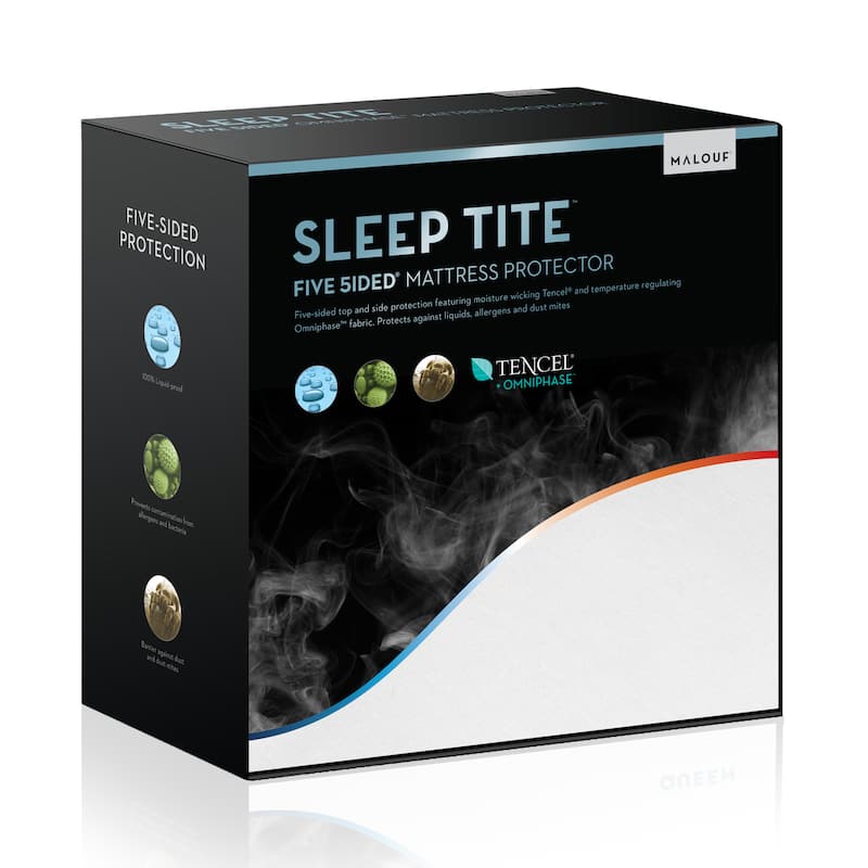 5sided Omniphase Cooling Fitted Mattress Protector by Sleep Tite