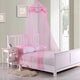 preview thumbnail 1 of 25, Buttons and Bows Kids' Collapsible Hoop Sheer Bed Canopy